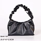 black shoulder bag with zip